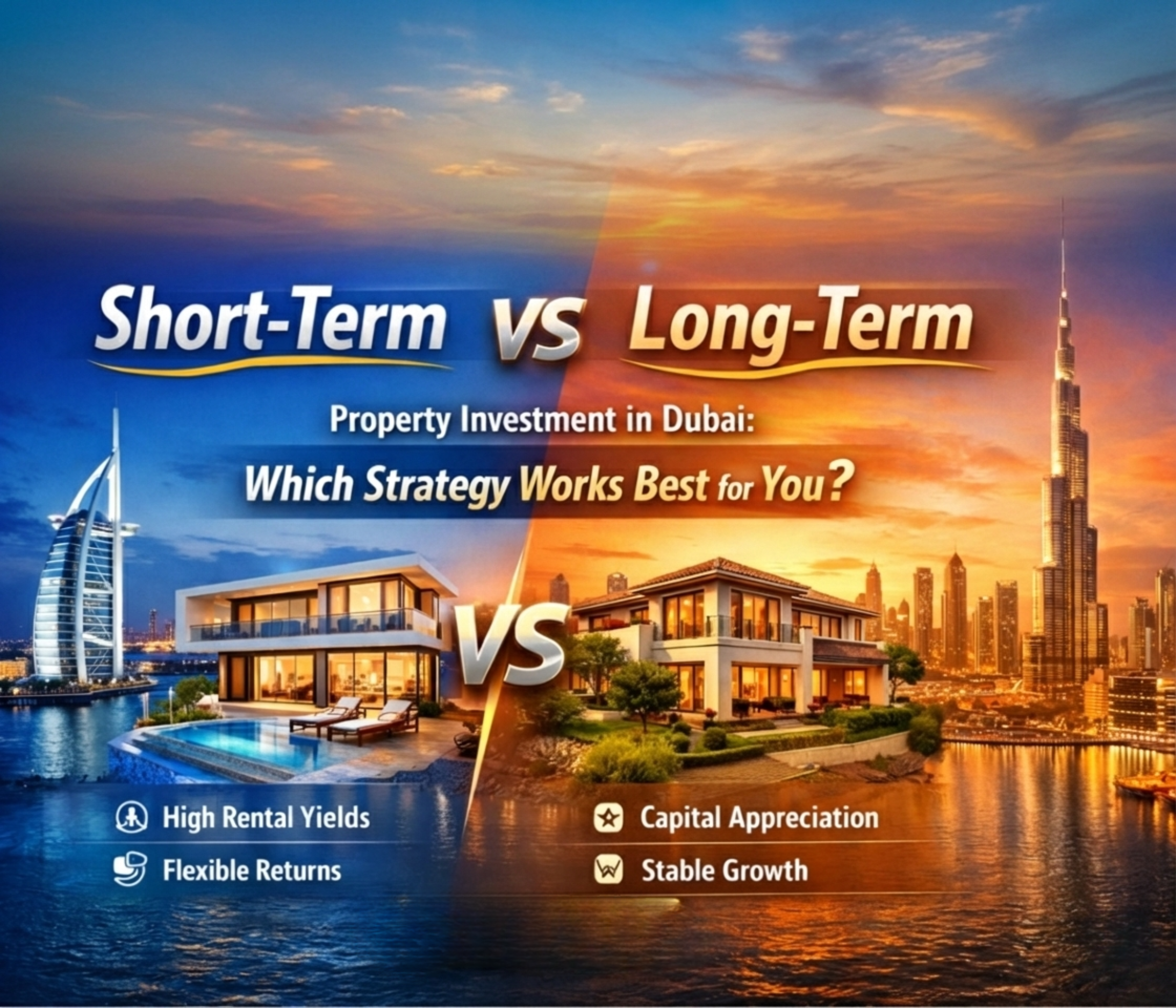 Short-Term vs Long-Term Property Investment in Dubai: Which Strategy Works Best for You?